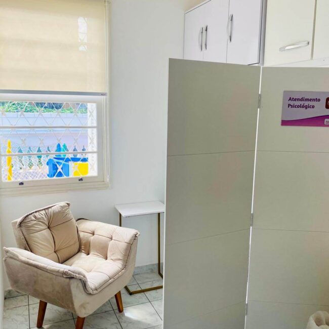 Sala de atendimento psicológico