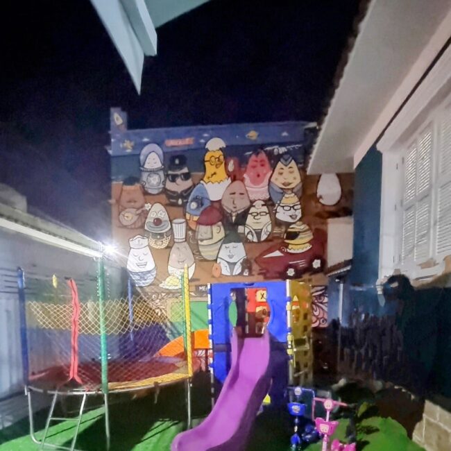 Brinquedo da área de convivência