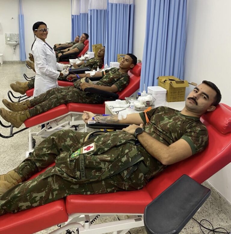 Doação de Sangue em Parceria com o 2º Batalhão de Infantaria Aeromóvel